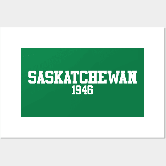 Saskatchewan 1946 Wall Art by GloopTrekker